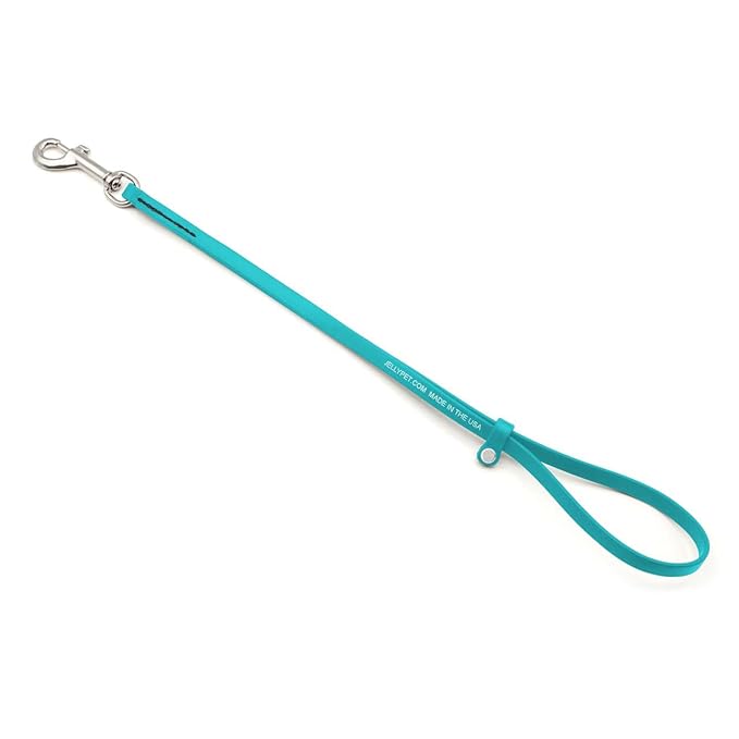 Jelly Pet Grooming Loop for Dogs, Fits Most Pet Grooming Tubs/Tables, Easy to Clean, Waterproof & Durable Noose Loop, Stronger Than Leather, Made in The USA (1/2'' x 24'', Teal)