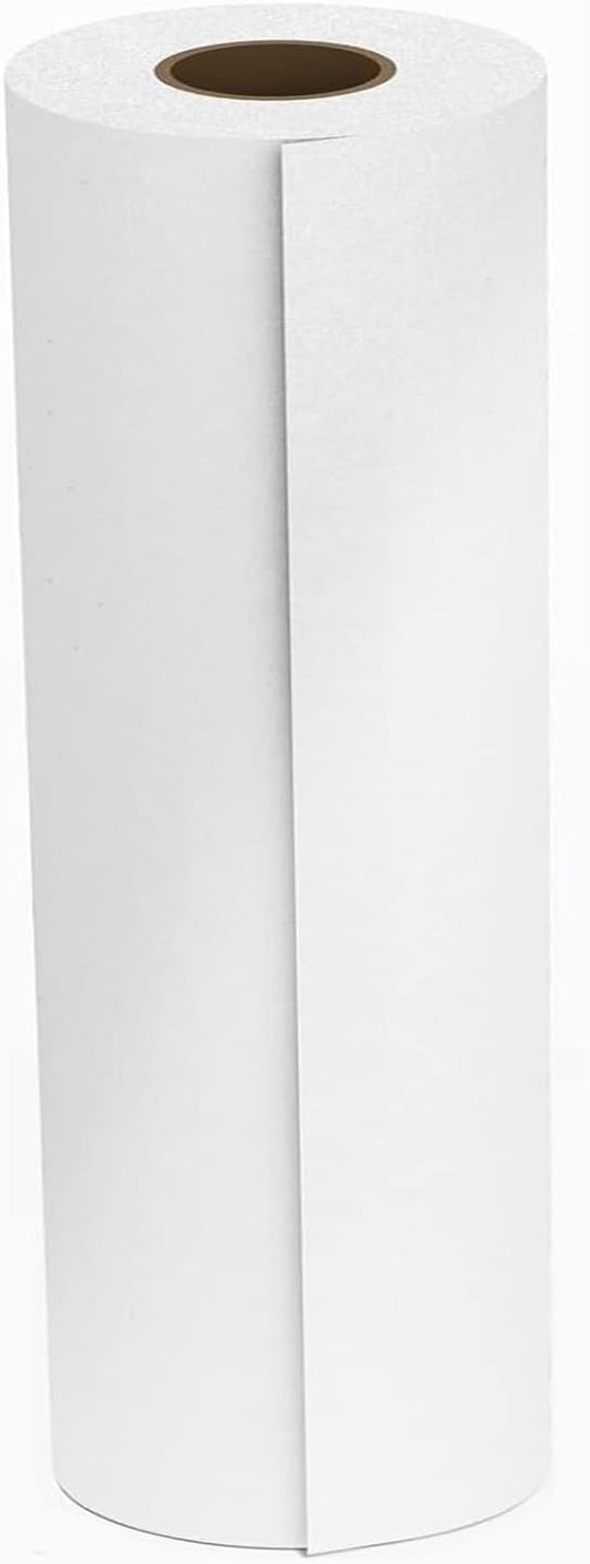 White Packing Paper Roll 12”W x 350'L Newsprint Paper Roll for Packing, Moving and Wrapping, Packaging Newsprint for Moving Supplies, Newsprint Paper for Sketching Crafting 1 Pack