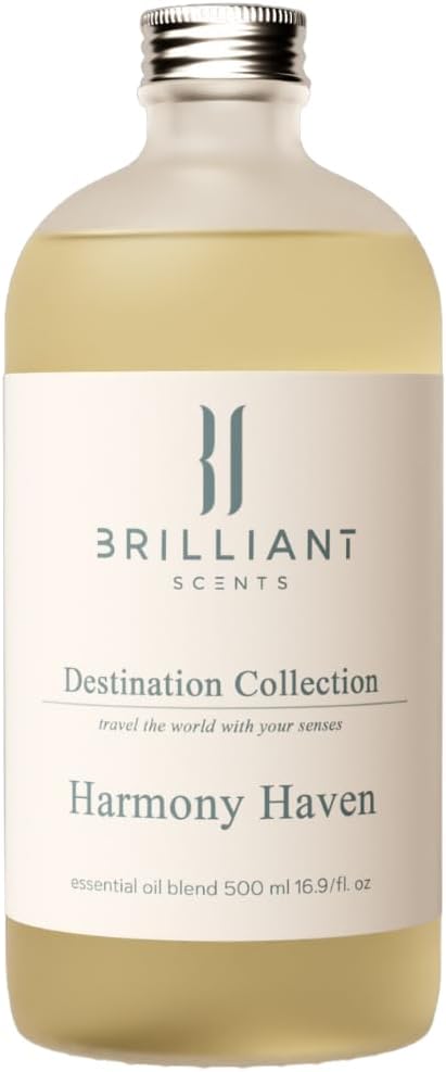 Brilliant Scents Harmony Haven Fragrance Oil 500ml - Inspired by The Equinox Hotel NY - Long Lasting, Plant-Based, Meets IFRA Standards, USA-Made - Citrus & Subtle Spice Scent