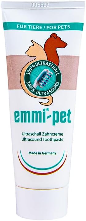 Emmi-pet Ultrasonic Toothpaste with Nano-Bubbles (New Extra mild Formulation, Vegan, paraben Free)