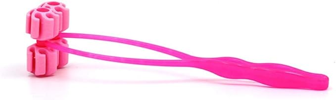 Face Massager for Cat Pet Face Massager Roller Cat Grooming Tool with 4 Massager Roller Handle Comfortable Grip