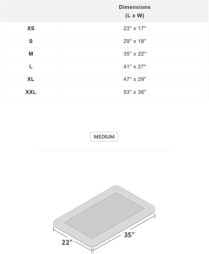 K9 Ballistics Tough Ripstop Dog Crate Pad - Durable, Machine Washable Kennel & Travel Mat for Puppies and Medium Dogs, 35 x 22 fits 36” Wire Crate, Sandstone