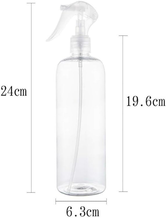 HEMOTON 3 Pcs Plastic Spray Bottle Empty Mist Spray Bottle Trigger Sprayer Leak Proof Refillable Atomizers for Hair Salons Household Cleaners