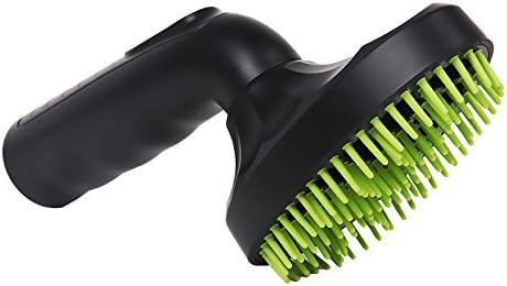 Pet Hair Brush, 1.25"(32mm) Vacuum Cleaner Attachment for Dog & Cat Grooming, 360-degree Rotatable Head, Easy to Wash, Fits Most Vacuum Cleaners, Green