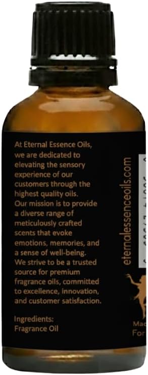 Eternal Essence Oils Leather Ombré 30ml Fragrance Oil – Black Leather, Cardamom, Amber Resin & Smoked Tobacco – Deep, Spiced, Floral-Leather Scent for Men
