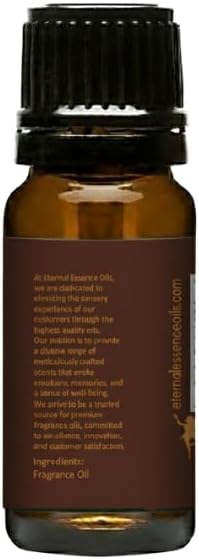 Eternal Essence Oils Cuban Tobacco 10ml Fragrance Oil – Warm Spice, Creamy Vanilla, Smoky Patchouli & Amber Woods – Masculine, Bold, Aromatic Scent