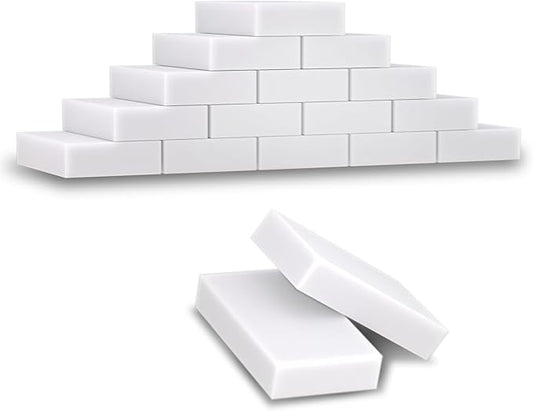 50 Pack Extra Thick Multi-Purpose Melamine Sponge,Magic Sponge Eraser,Household Extra Large Melamine Cleaning Pads No Scratches Cleaning Sponge,Floo,Bathroom,Kitchen