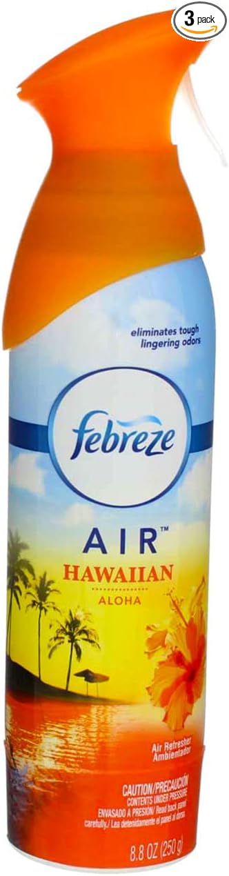 Febreze Air Freshener, Hawaiian Aloha, 8.8 Ounces (Pack of 3)