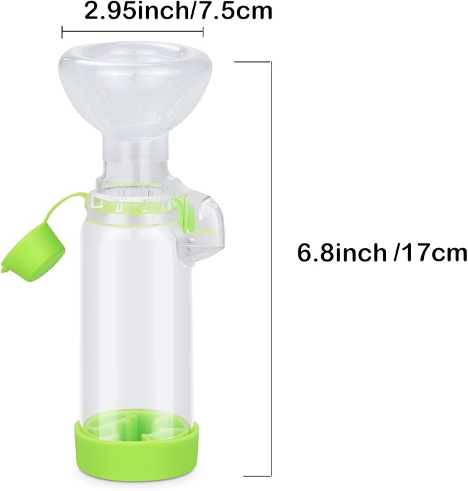 Inhaler Aerosol Chamber for Cats Inhaler Spacer for Giving Medicine to Cat with Breathing & Delivering Medication Fits (for Cat)