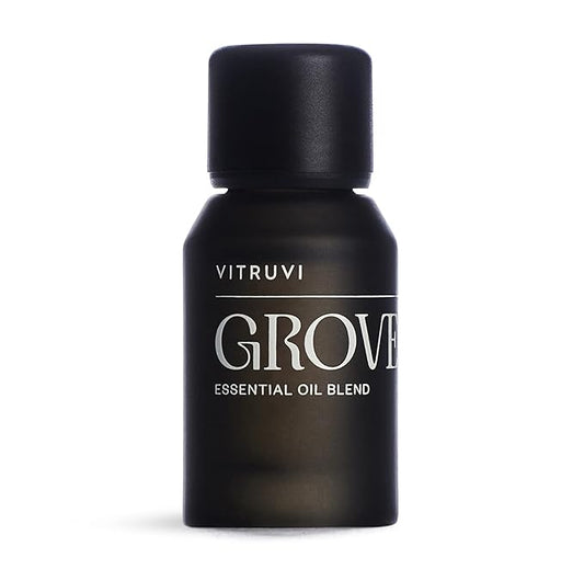 Vitruvi Grove, Grounding Essential Oil Blend, 100% Pure Pine, Fir, Spruce and Cedarwood Oil (0.5 fl.oz)