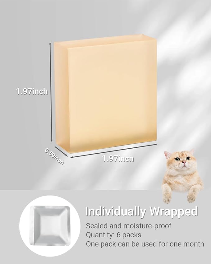 N50 Odor Eliminator Compatible with Petkit Puramax Self-Cleaning Cat Litter Box,Cat Litter Odor Eliminator for Home, Cat Litter Deodorizer,Pack of 6