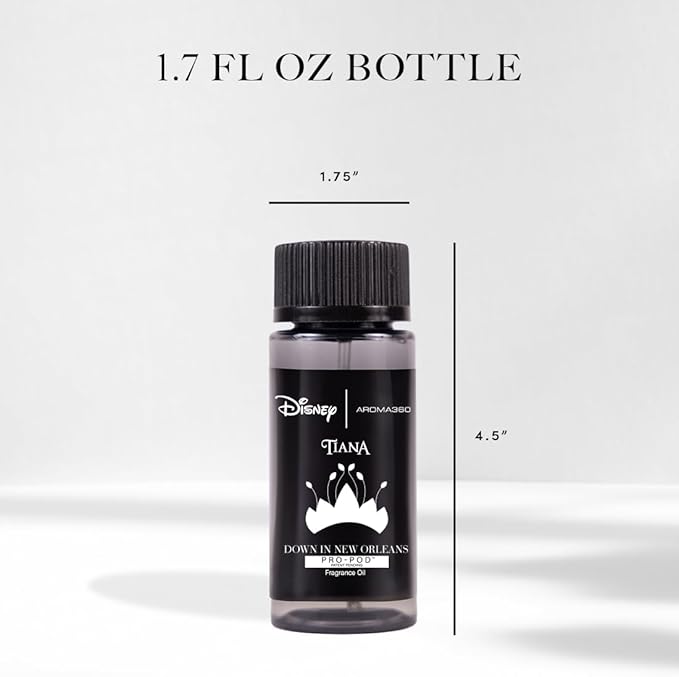 Aroma360 | Disney Down in New Orleans Pro-Pod Fragrance Oil Blend | The Princess and The Frog | Princess Tiana | Aromatherapy Scent Diffuser Oil | Coconut Bergamot Valencia Orange 1.7 fl oz 50mL