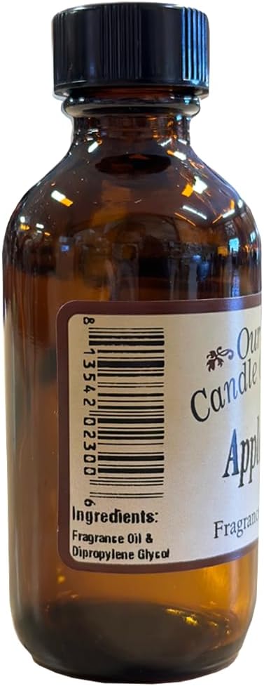 Our Own Candle Company - Apple Pie Scented, Premium Grade Home Fragrance Oil for Diffusers (2oz)