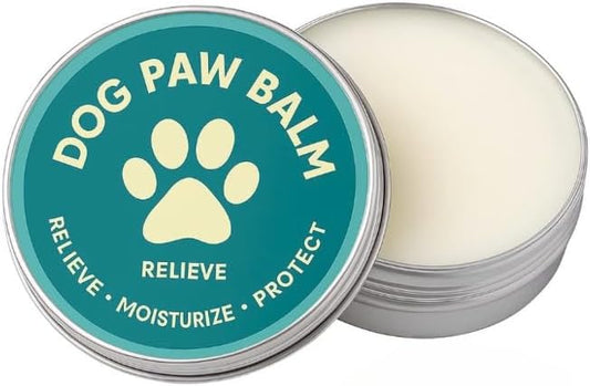 Dog Paw Balm – 60g | Natural Revitalizing Balm| Soothes, Heals & Protects Dry, Cracked Paws | Ideal for All Breeds & Seasons-2.11 oz