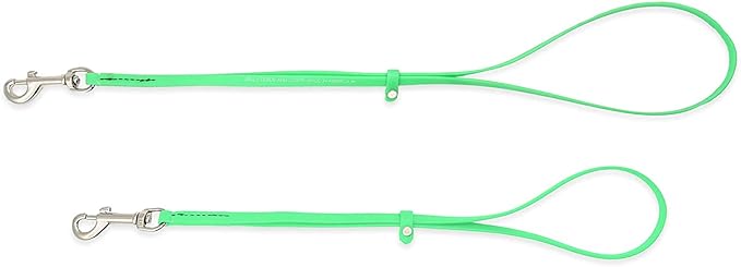 Jelly Pet Grooming Loop for Dogs, Fits Most Pet Grooming Tubs/Tables, Easy to Clean, Waterproof & Durable Noose Loop, Stronger Than Leather, Made in The USA (1/2'' x 24'', Lime Green)