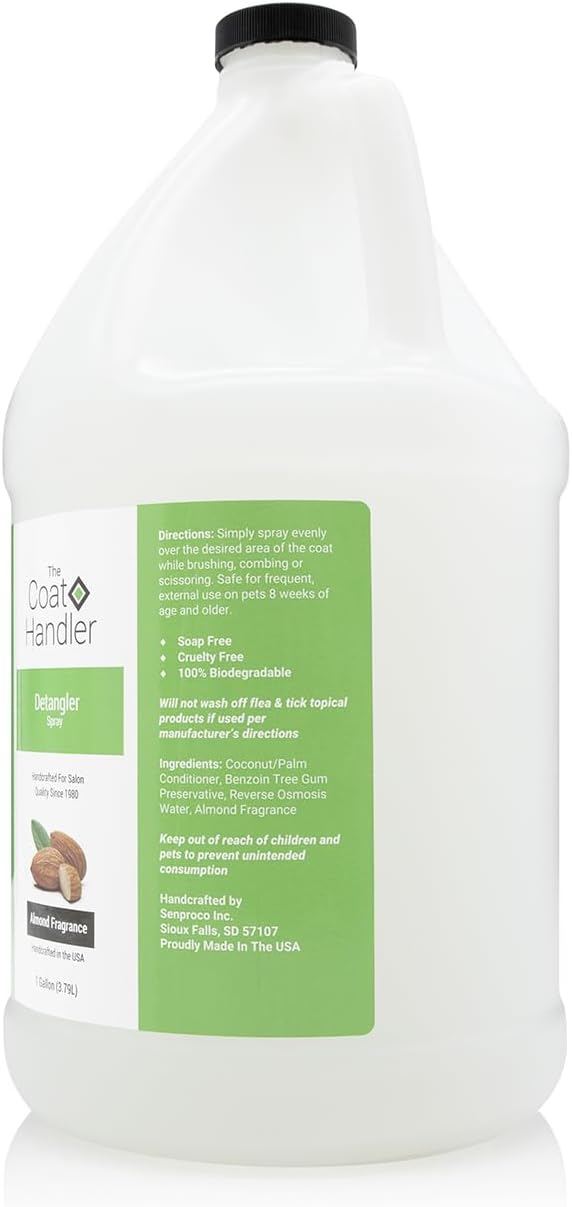 Detangler Spray, Gallon | Eliminates Static and Fly-Away Hair, All Natural Ingredients