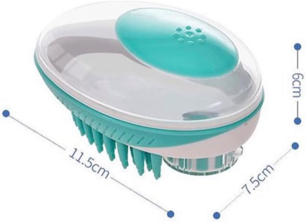 Piggy Poo and Crew Pet Shampoo & Scrub Brush Set – Perfect for Pigs, Dogs, and More! Gentle, Fresh, and Fun Bath Time for Your Pets (Lavender)