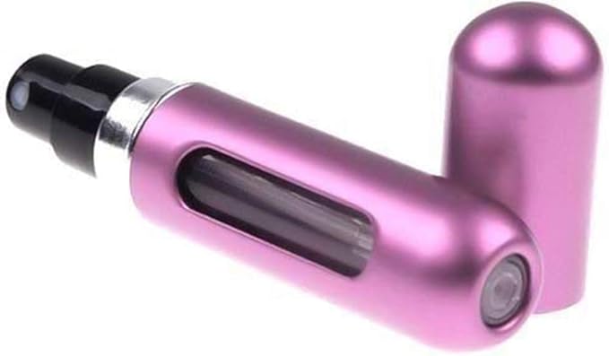 Portable Perfume Storage Bottle Refillable atomizer spray compact travel size up to 70 sprays easy refill fine mist TSA approved leak proof (Purple)