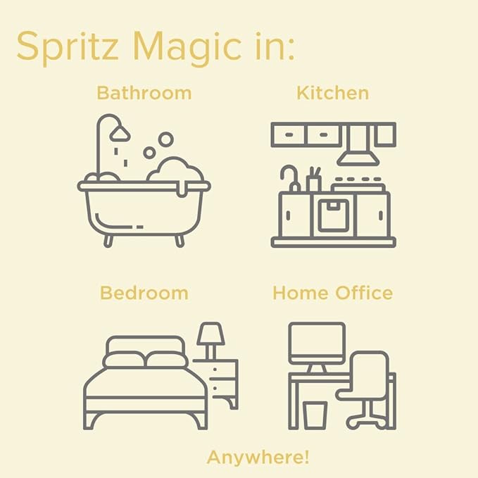 Citrus Magic Odor Eliminating Air Freshener Spray, Tropical Lemon, 3-Ounce, Pack of 3