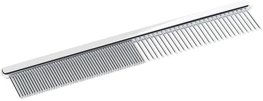 Eye Envy Tear Stain Remover Comb for Dogs and Cats. Fine/Coarse with 80 Rounded Pins. Gently Remove Crusty Eye Debris, Gunk and Boogers. Face and Feet Comb. Remove Tangles