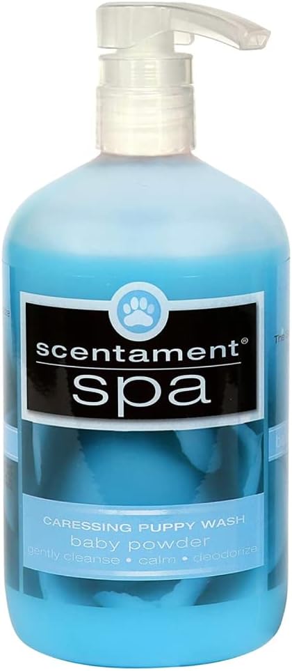 Best Shot Scentament Spa Caressing Puppy Wash, Baby Powder, 16 oz