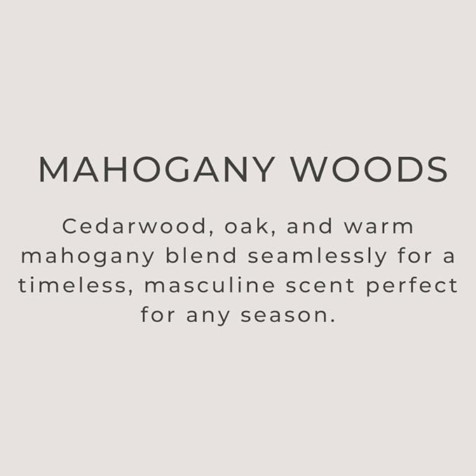 River Birch Mahogany Woods Scented Linen and Room Spray | Home Fragrance | 4 oz Glass Amber Bottle | Luxury Signature Scent | Handmade in Texas