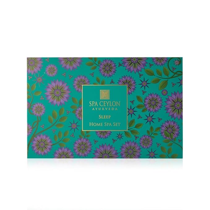 Spa Ceylon SLEEP HOME SPA SET | Body Care Set & Mini Travel Bag | Organic Self-Care Set | Vegan | Holiday Gift Set