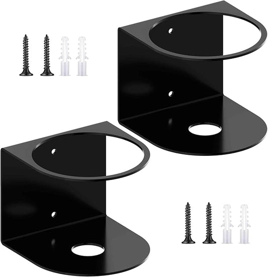 2 Pcs Spray Bottle Holder,Heavy-Duty Bottle Holder,Wall Mounted Cup Holder,Spray Bottle Rack for Garage,Kitchen and Bathroom Storage