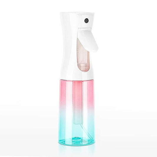 Continuous Mist Spray Bottle for Hair, Face & Plants (6.8oz/200ml) - Ultra Fine Travel-Size Water Mister for Salons, Cleaning, Pets & Skincare Leakproof Design