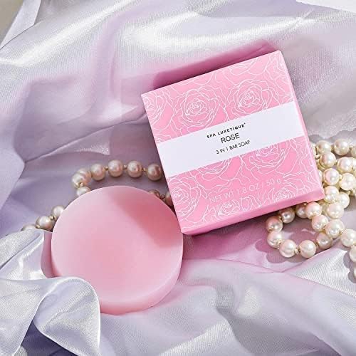 Spa Gifts for Women Spa Luxetique Bath and Body Gifts Set 6pcs Gift Baskets for Women Rose Bath Sets for Her Christmas Gifts For Her