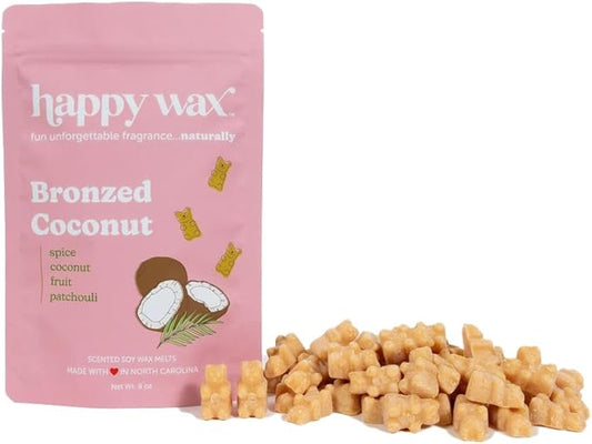 Happy Wax Summer Scented Soy Wax Melts (8oz Pouch) (Bronzed Coconut)