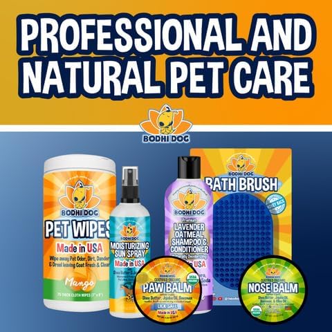 Bodhi Dog Paw Balm - Lick Safe - USDA Organic, Naturally Heals Dry, Cracked Pads - Protects, Restores, & Relieves Chapped Paws - Better Than Paw Wax (2oz)