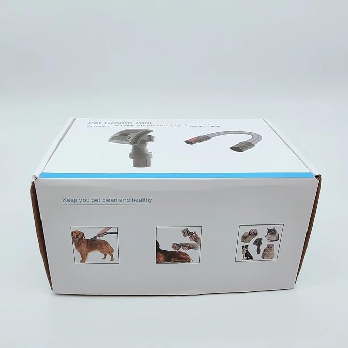 4pcs Pet Grooming Kit for Dyson V15 V12 V11 V10 V8 V7 Vacuum Cleaners,Pet Attachments for Dyson,Ideal for Long or Medium Hair Dog