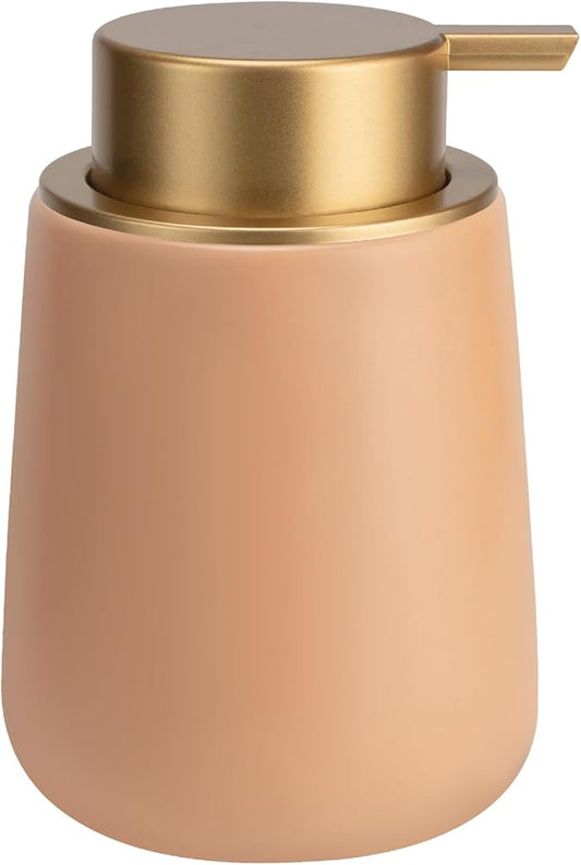 Soap Dispenser Ceramic with Easy-to-Press Pump Hand Lotion Liquid Dispenser for Shampoo Bathroom Kitchen 12 oz