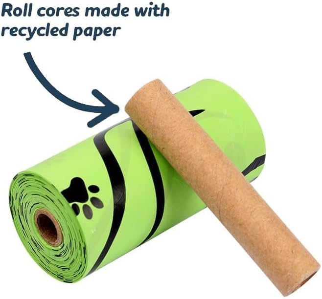 240 Dog Poop Bags | Certified Compostable| Eco-friendly Pet Waste Bags with Dispenser |16 Rolls of Plant Based, Extra-thick, leak-proof and odor-proof Bags | Good for Dogs, Cat's Litter, Kid's Diapers