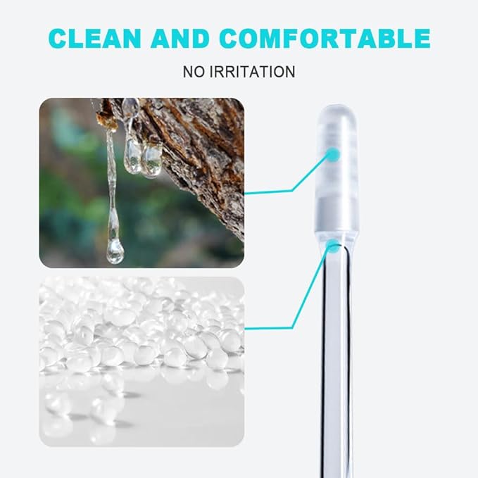 Ear Wax Stick 24 Pcs 2025 New Reusable Sticky Soft Head Ear Swabs, Adhesive Ear Wax Removal Tools, Ear Cleaning Tools Ear Curette for Kids & Adults (Large)