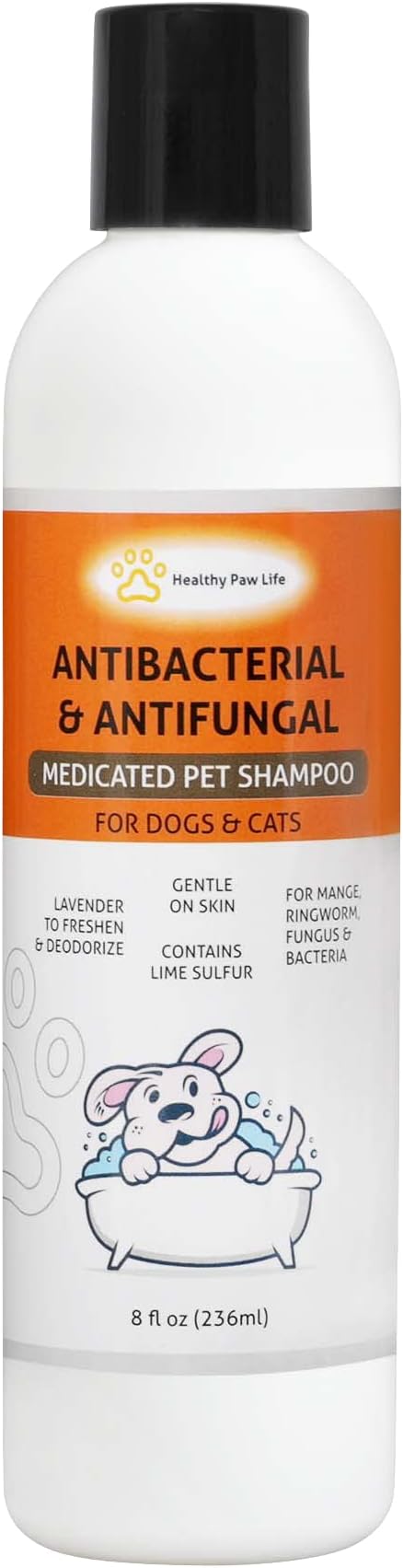 Healthy Paw Life Bundle - 2 Items: Classic's Lime Sulfur Cream (2 oz) and Classic's Lime Sulfur Shampoo (8 oz)