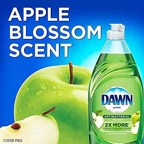 2 Pk. Dawn Ultra Antibacterial Dishwashing Liquid, Apple Blossom 19.4 (38.8 Fl. Oz. Total)