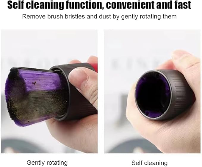 Self-Cleaning Replacement Dust Brush for Dyson V7 V8 V10 V11 V15 Vacuum Cleaner Traceless Ultra Soft Bristles Dust Brush for Keyboard Screens Furniture Dust Remover
