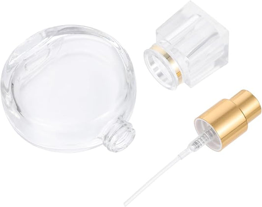 3pcs Refillable Glass Perfume Atomizer Portable Fine Spray Bottles for Travel Leakproof and Reusable Fragrance Containers Present for Friends and Family