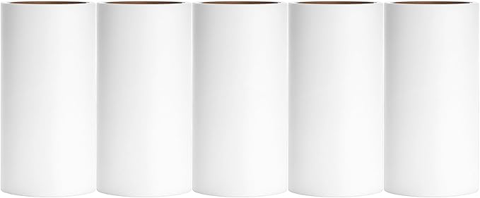 4.6 inch Lint Roller Refills Only for Evercare Giant Lint Roller for Pet Hair 4.6 in Giant Extreme Stick Refills 60 Sheets per Roll 5 Pack Total 300 Sheets
