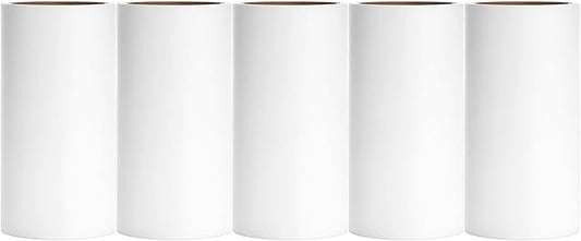 4.6 inch Lint Roller Refills Only for Evercare Giant Lint Roller for Pet Hair 4.6 in Giant Extreme Stick Refills 60 Sheets per Roll 5 Pack Total 300 Sheets