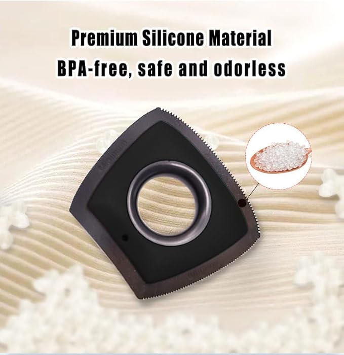 4-in-1 Silicone Mini Pet Hair Remover - Powerful Hair Lifting Tool for Car & Carpet, Efficient Dog Hair Remover for Couch, Furniture, Auto Detailing Supplies, Lint and Pet Fur Removal