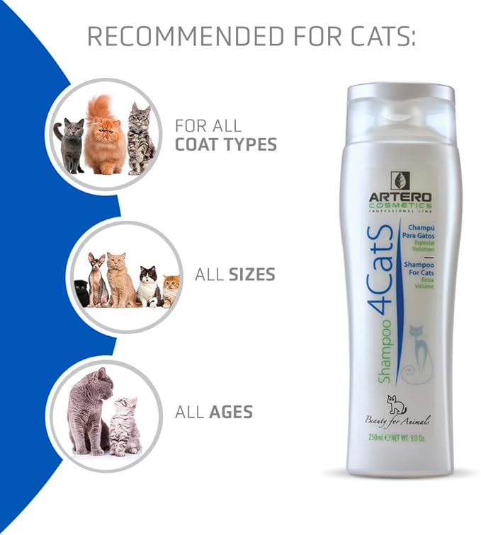 ARTERO Shampoo 4CATS 9 OZ.