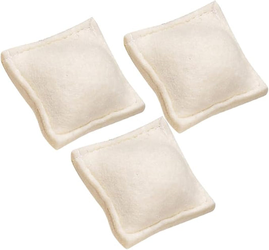 Wool Laundry Balls for Laundry 3pcs Reusable PET Hair Remover Balls 100% Natural Wool Anti-Tangle for Washing Machine and Dryer Effective for Dog Cat Hair Removal