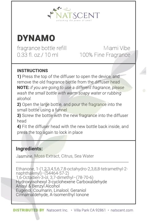 Miami Vibe Essential Oils for Diffusers for Home, Nature-derived Essential Oils, Long-Lasting & Family-Friendly Diffuser Oils Scents, IFRA Certified, Cold Air & Ultrasonic - 0.33 oz