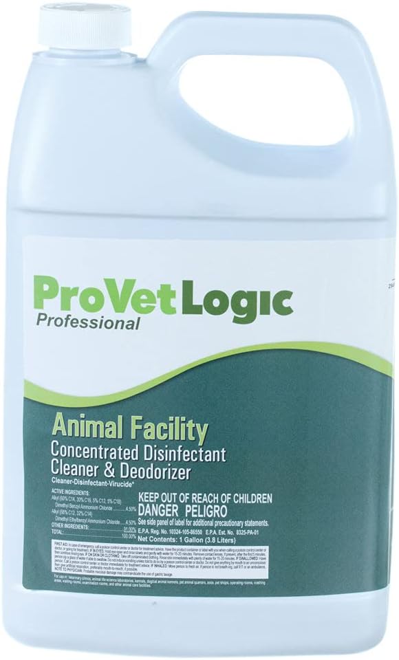 ProVetLogic Animal Facility Disinfectant Cleaner & Deodorizer (Concentrated) - Gallon