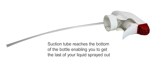 Pinnacle Mercantile Plastic Spray Bottles Leak Proof Technology Empty 16 oz Value Pack of 64 Made In USA