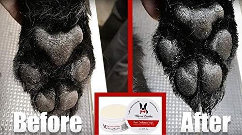 Warren London Paw Defense Wax | All-Season Dog Paw Balm with Beeswax, Aloe & Vitamin E | Shields Pads from Hot Pavement, Ice & Rough Terrain | Soothes Dry, Cracked Paws | Made in USA