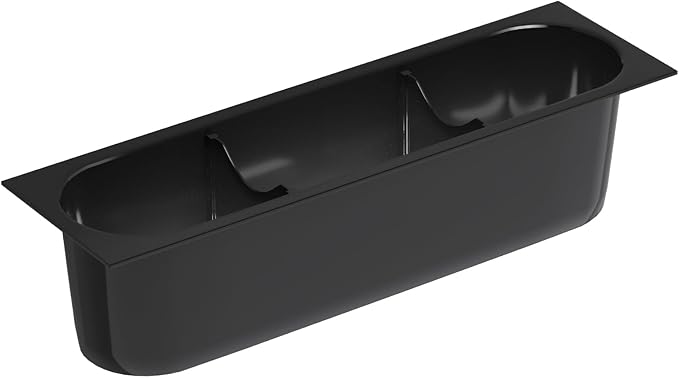 16 in. x 5.5 in. Plastic Bottle Holder for Ice Bins. Holds 3 Bottles